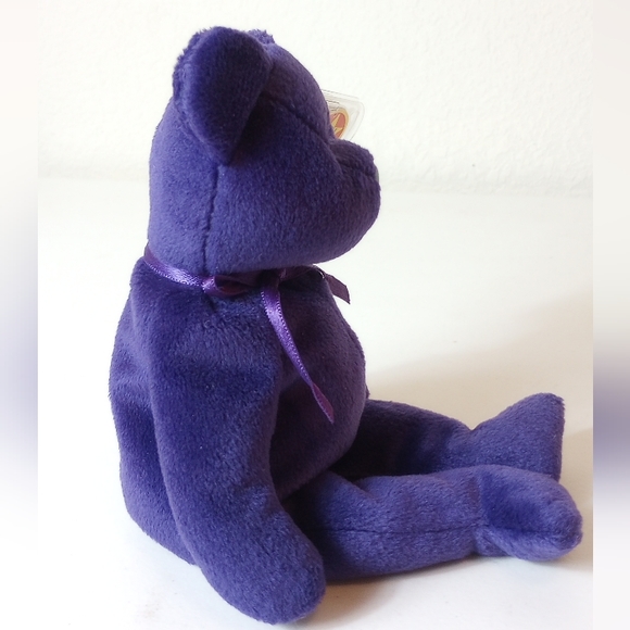 Ty Beanie Babies Princess Diana 1997 Made in China Rare Plastic on ear Tag - Picture 3 of 3